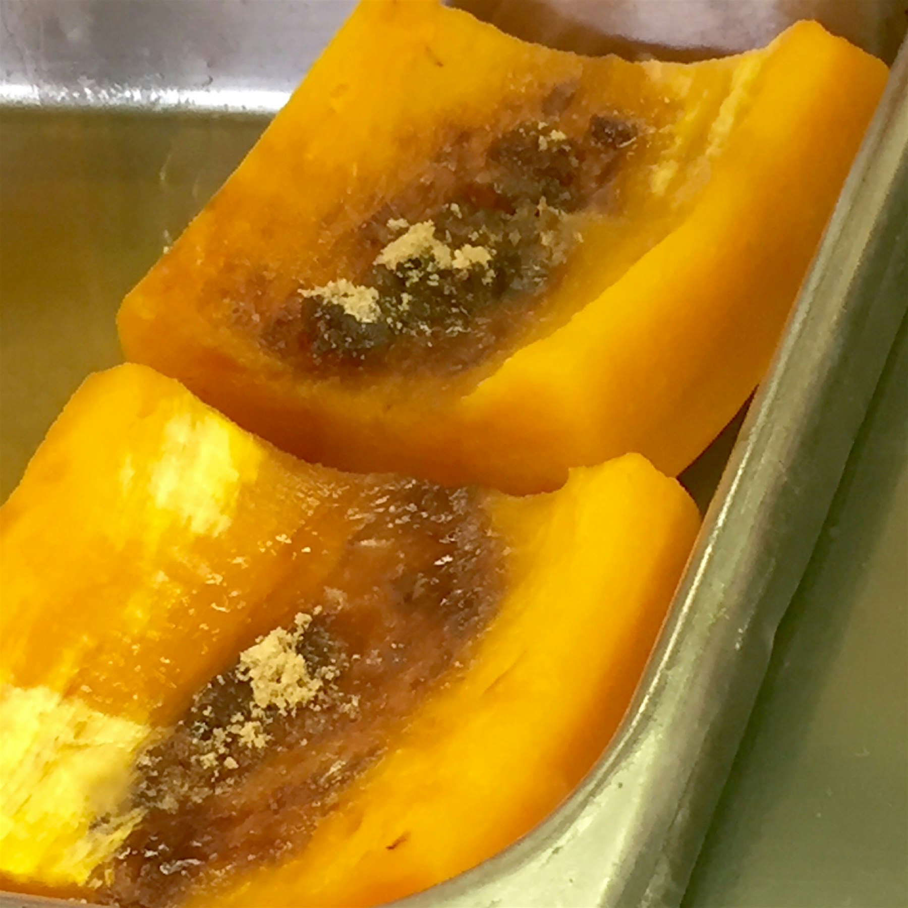 Yummy Butternut squash on our Hollywood tour