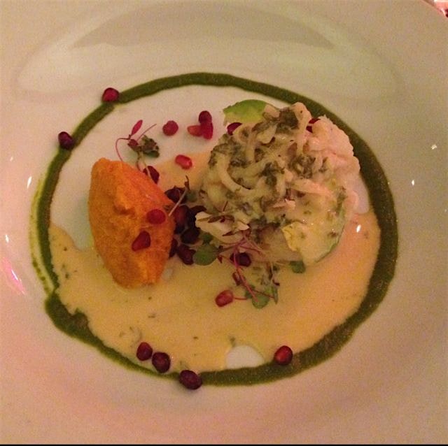 The yummiest sea bass ceviche at Crema