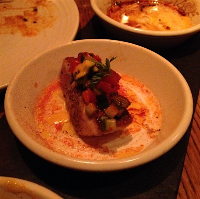 Snack size yellowtail at Gato