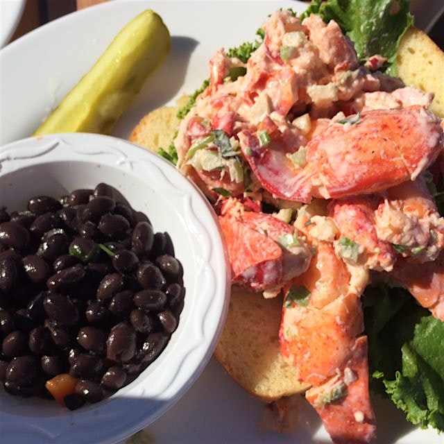 where lobster salad rolls cost $12. #narragamsett #newengland