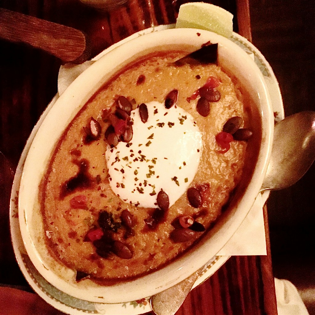This Butternut squash custard blew my mind. It tasted like creme brûlée. 