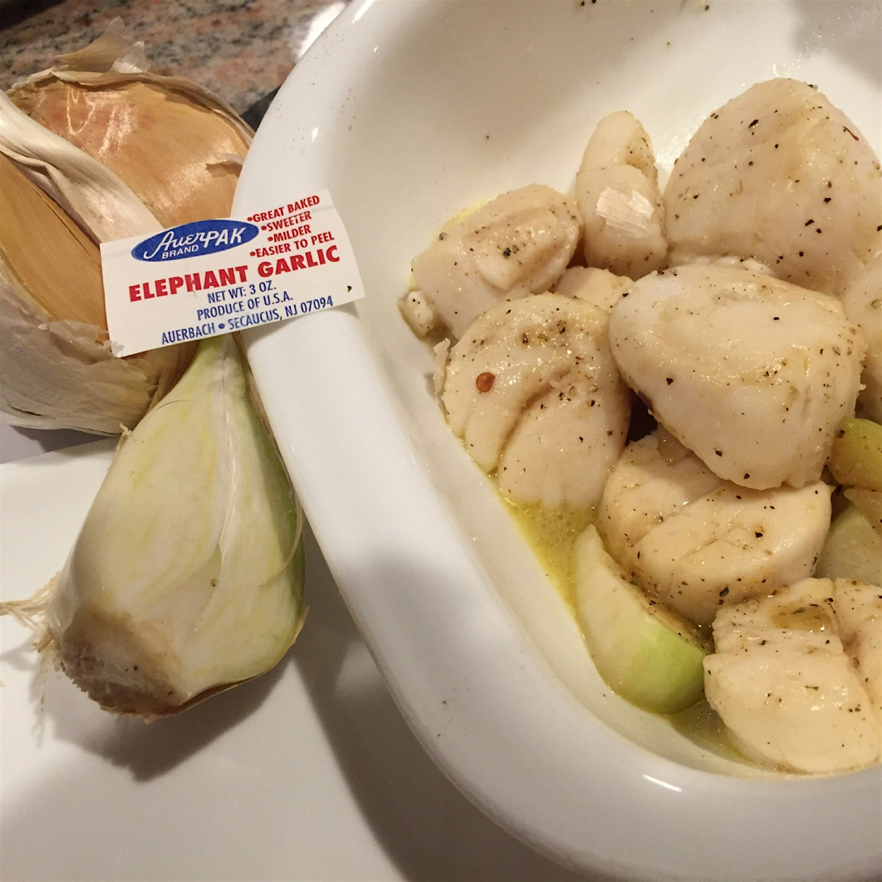 First time cooking with elephant garlic