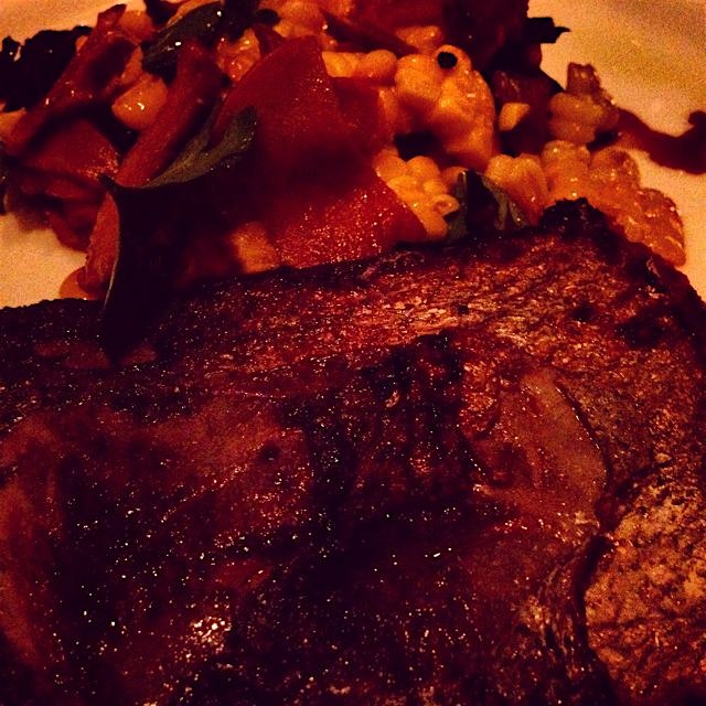 Pesce Serra at Esca in Hell's Kitchen. No Mario Batali sightings though. 