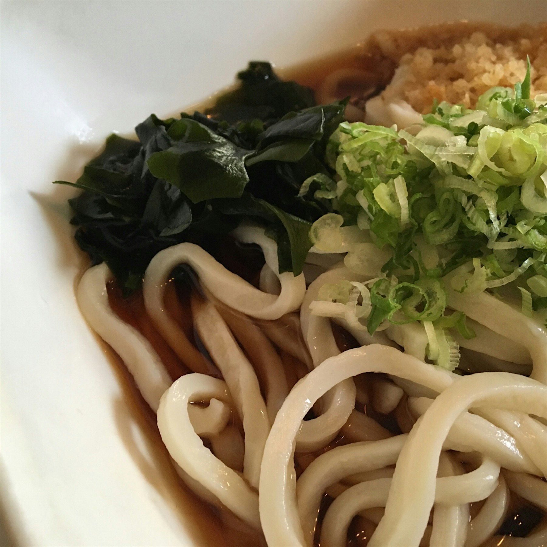 Slurped up this delicious, chilled udon soup. The broth is complex, and the noodles have great te...