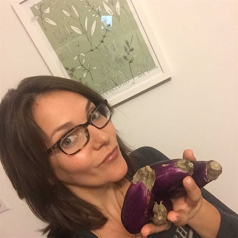 A favorite has to be these babies! The last of the season🍆✨ How do you get your veggies on?! 🌱✨ #...