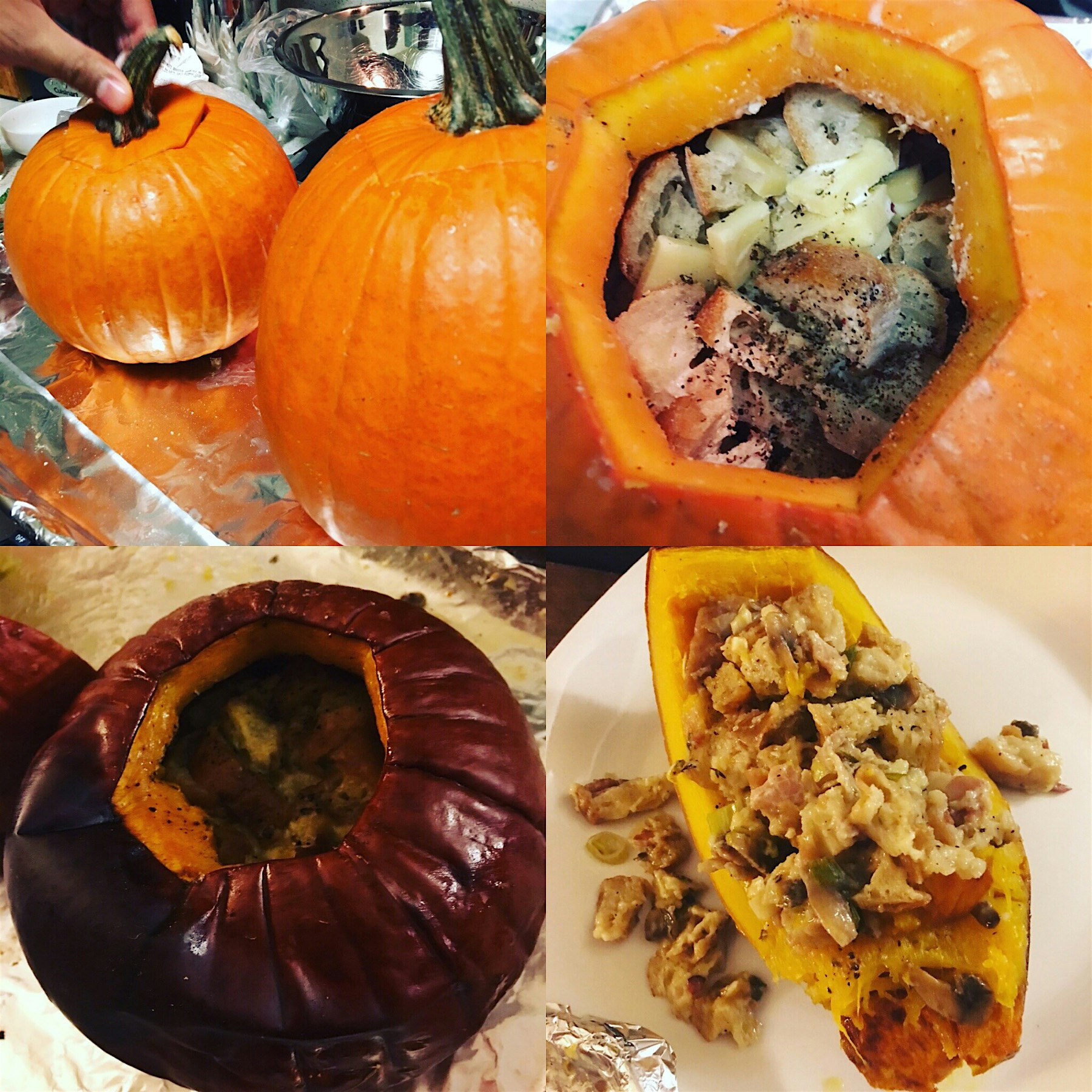 Stuffed Pumpkin from NPR recipe 