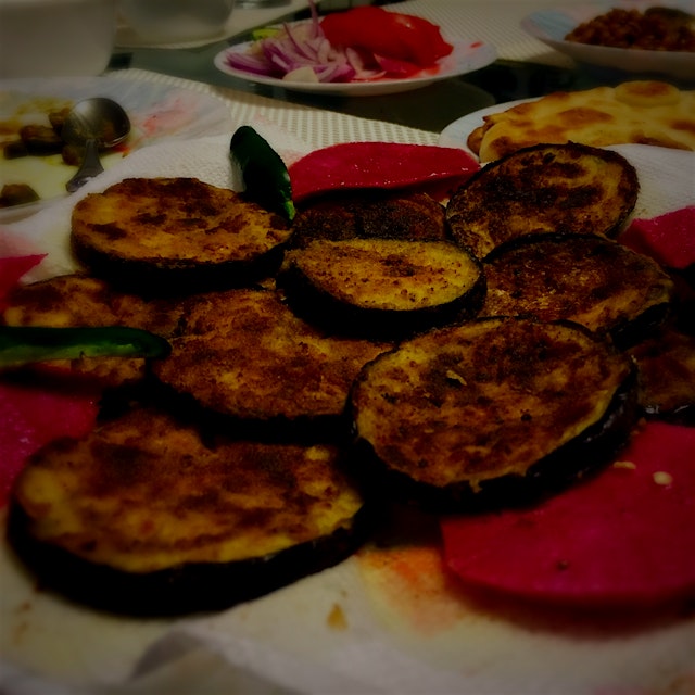 My first post, using fresh veggies grown by @Rachna 's family! So good!