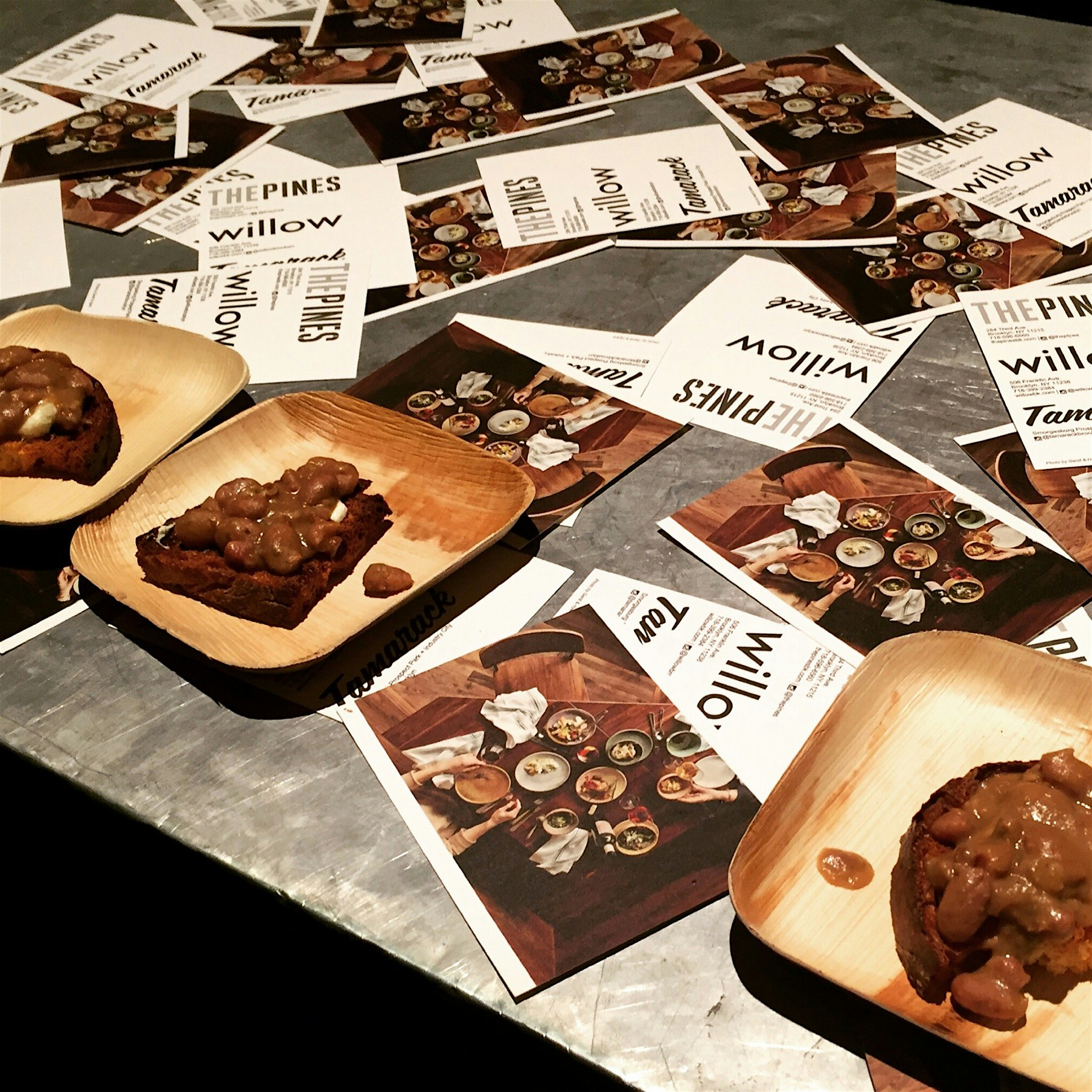 More from Farm 2 Fork! Cranberry beans with lamb on toast.