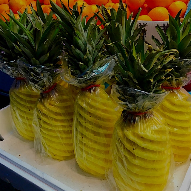 My local market put a spin on the traditional pineapple!