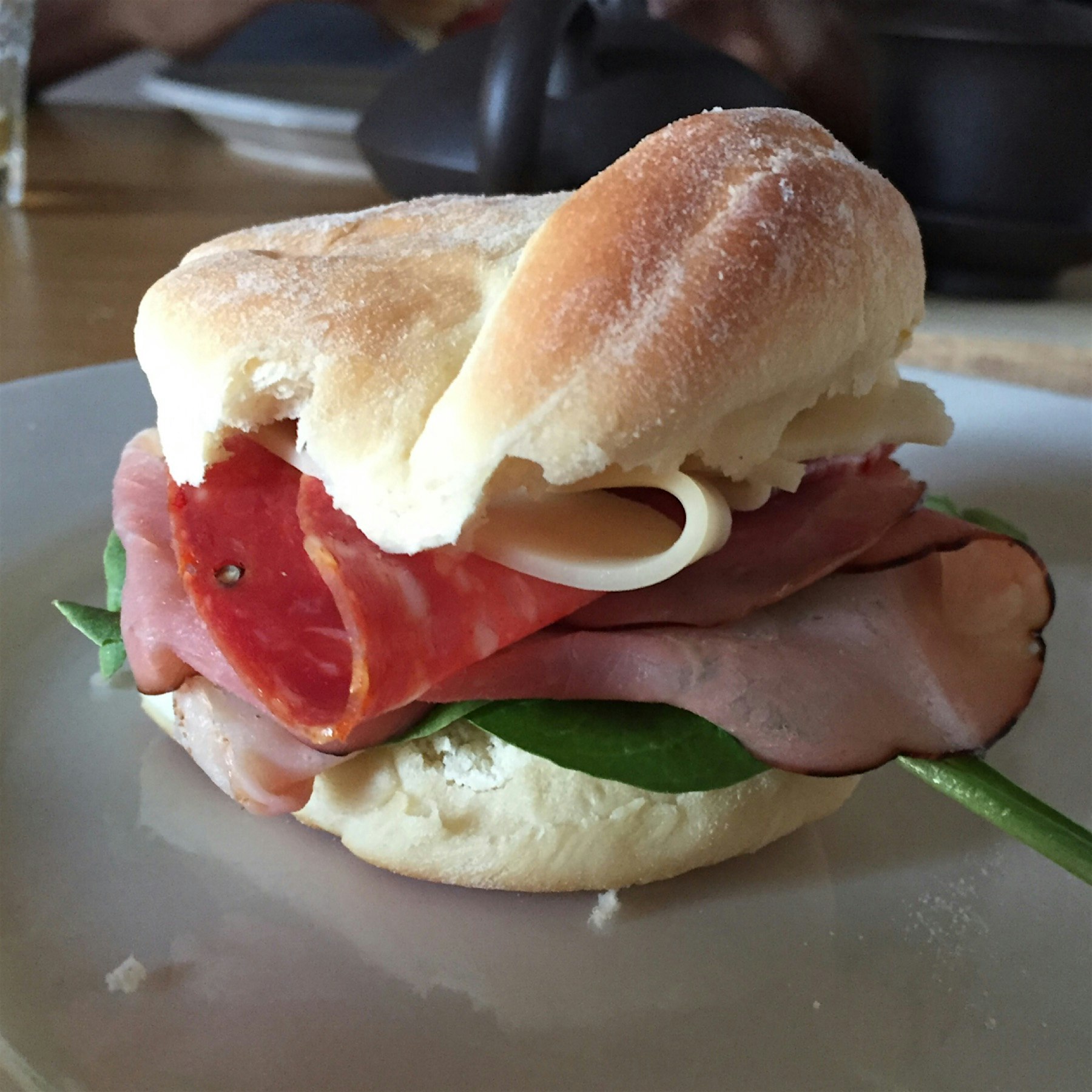 Cold cuts from Brooklyn Heights Deli on John's homemade Bread!