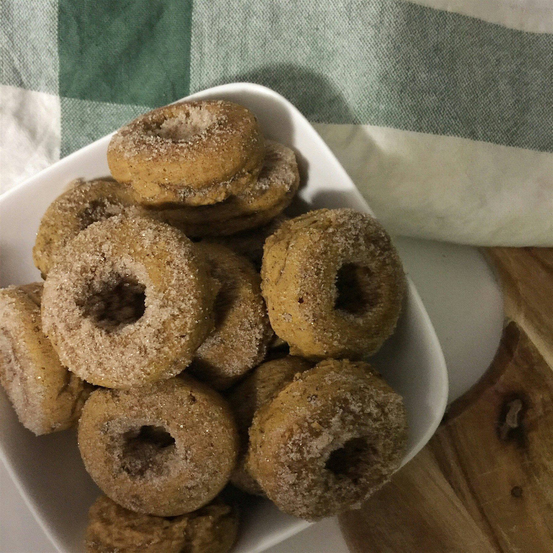 Mini Apple cider pumpkin muffins! 