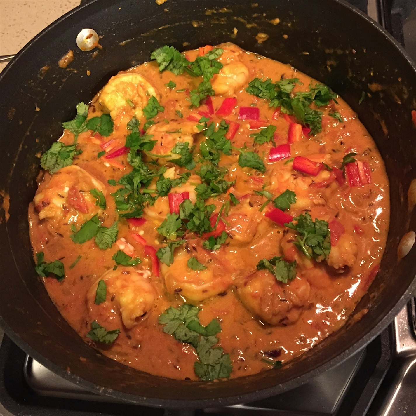 Shrimp curry! 