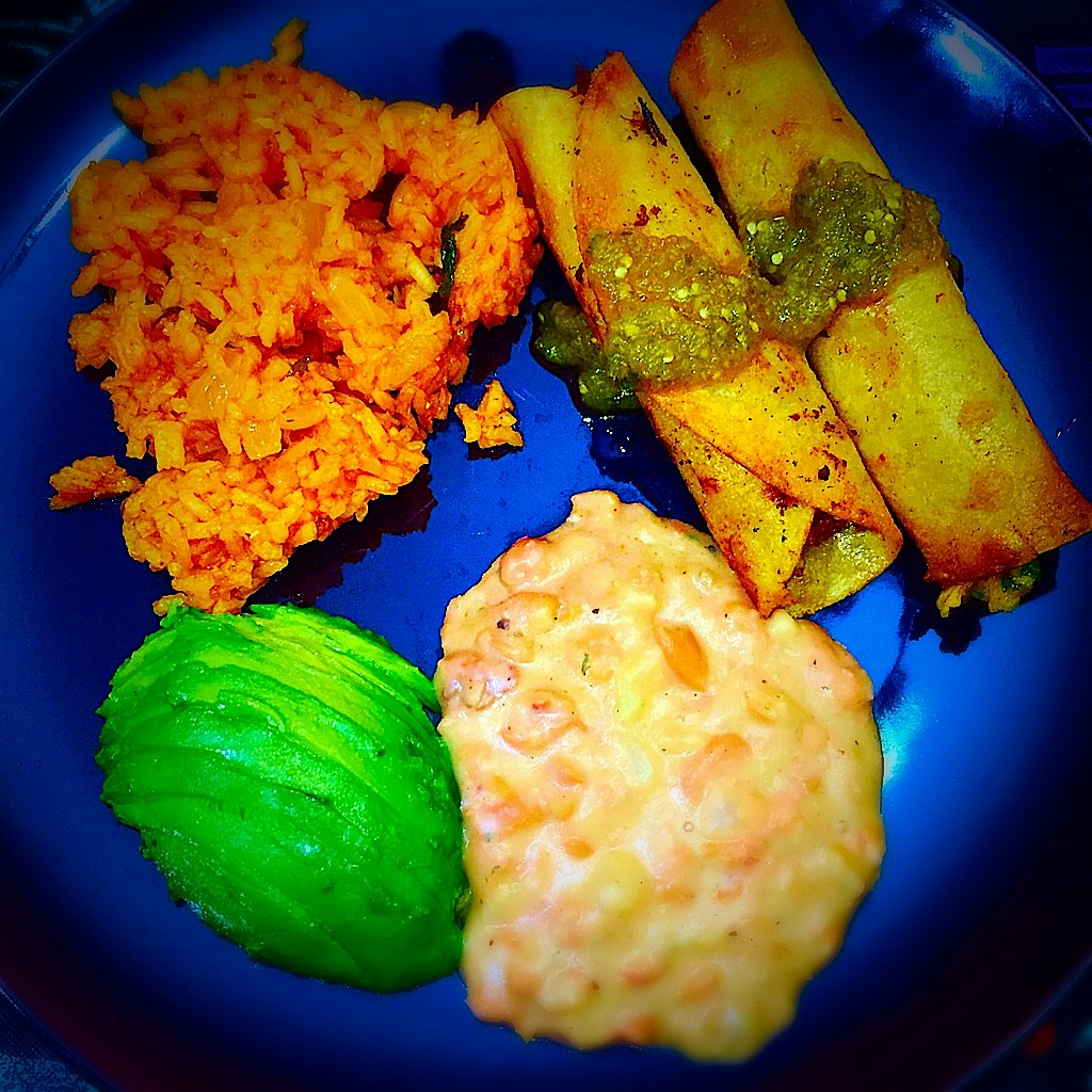 Leftover Chicken Breast, made into Taquitos for a delicious Monday night at Casa de Aguilar.  #No...