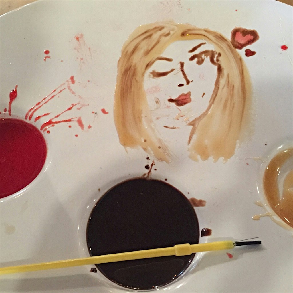 Sweet sauce food art......🎨