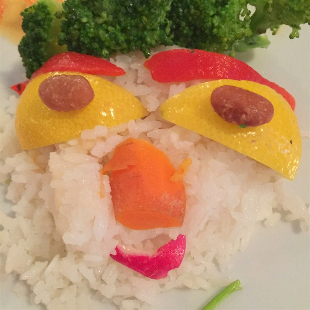 Food art - part deux. Happy food face 😀