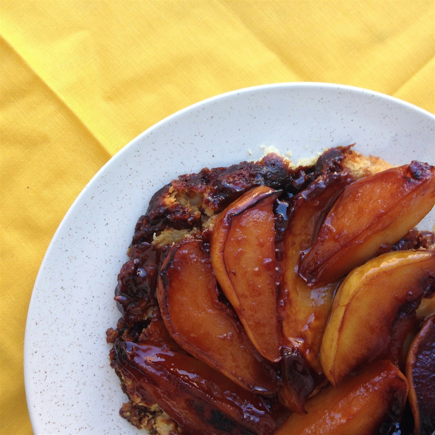 Pear tarte tatin. Happy fall!